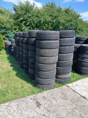  Anvelope second hand la doar 60 lei bucata – preț de angro! ♻️ #anvelope #angro promoții - imagine 2