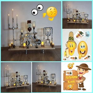 Lampa-Veioza Stil Industrial Interior Exterior Pentru Casa Bar Cafenea Hotel Curte Gradina - imagine 5