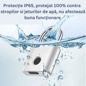 Lacăt cu amprentă digitală fără cheie - imagine 3