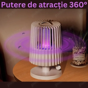 Lampa 2 in 1, Antitantari si Lampa de veghe, Raza de atractie UV de 360 