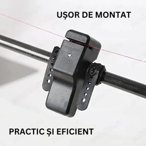 Avertizor electronic pentru pescuitul pe rau, Prindere reglabila prin curele pe lanseta, LED 