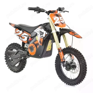 Motocicleta electrica Kinderauto MotoBike 25 1000W 36V, roti 12 10 
