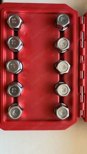 Set chei antifurt VW 10 piese 10 11 13 14 15 16 17 19 20 21 dinti - imagine 3