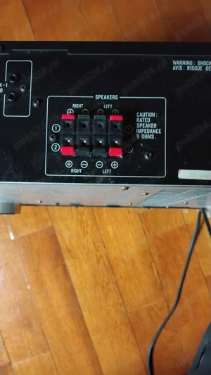 Amplituner 4x20W sau 2X40 W JVC RX206 pe 8 ohmi cu telecomanda - imagine 3