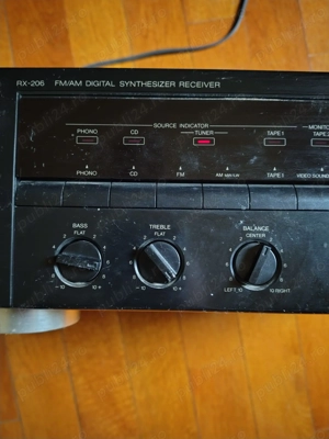 Amplituner 4x20W sau 2X40 W JVC RX206 pe 8 ohmi cu telecomanda