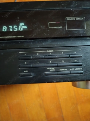 Amplituner 4x20W sau 2X40 W JVC RX206 pe 8 ohmi cu telecomanda - imagine 4