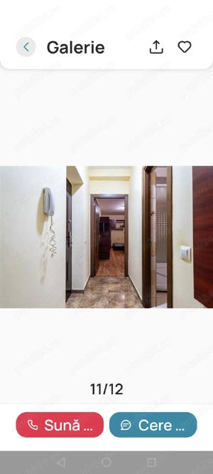 garsoniera confort 1 decomandată 33m parter inferior mobilată utilată Giurgiului  - imagine 2