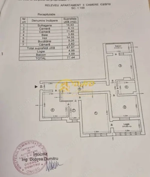 3 camere decomandat,CT,renovat - imagine 16