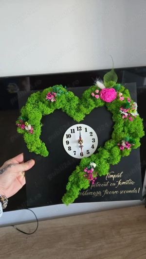 ceas cu licheni si flori 