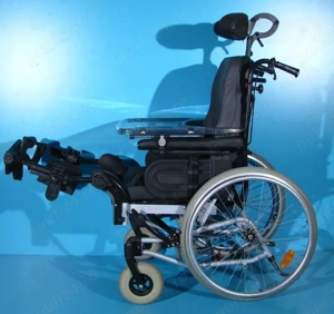 Scaun cu rotile nepliabil cu  latime sezut 48 cm - imagine 4