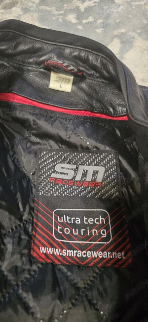 geaca moto piele marimea L - imagine 3