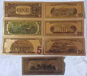 Set 7 bancnote americane - imagine 2