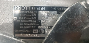 Sistem franare knott KFG35Z de 3500 kg, frana inertiala - imagine 3