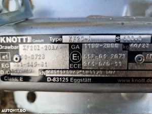 Dispozitiv inertial de franare KNOTT KF20-A 2000 KG - imagine 2