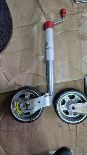 Roata sprijin remorca, platforma, automata - imagine 7