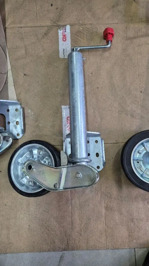 Roata sprijin remorca, platforma, automata - imagine 5