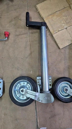 Roata sprijin remorca, platforma, automata - imagine 4