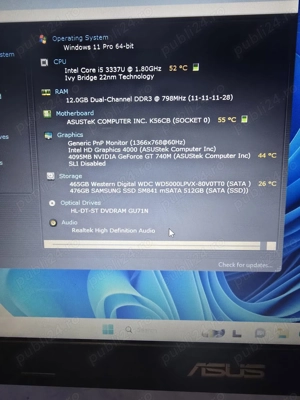Laptop Asus k56 ssd video dedicat - imagine 3
