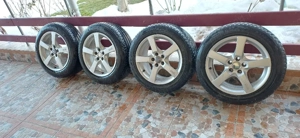 Jante aliaj R16 5x100 . Anvelope 205 55 16 ca noi . - imagine 2