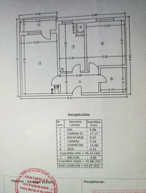 Apartament decomandat 2 camere - imagine 4