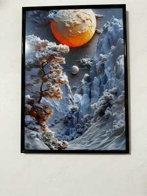 Tablou cu peisaj spectaculos cu efect 3D