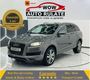 AUDI Q7 2011 3.0D E5 4X4 Garantie 12  Luni Rate Avans 0 Doar Cu Buletinul