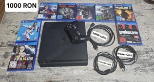 Playstation 4 Slim 1TB, PS4 , 1 Controller + 8 Jocuri 