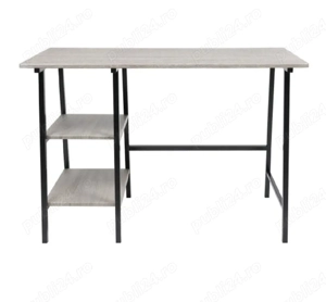 Birou din lemn și picioare de fier 