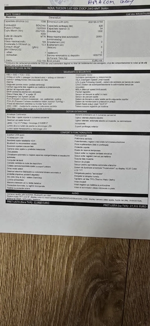 hyundai tuson 2022 cutie manuala - imagine 9