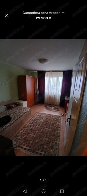 OCAZIE! Garsonieră cu GAZE   Arpechim   20 mp   Mobilată