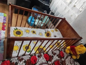 Gratis Pătuț de copil din lemn - imagine 3