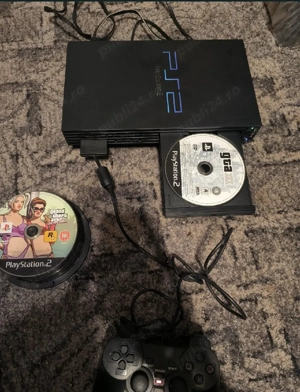 Consolă PS2 + 26 de jocuri top 