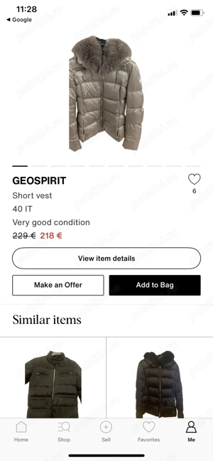 Vând geacă de damă Geospirit, culoare neagră, mărimea S, nepurtată (stare impecabilă). - imagine 5