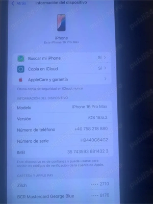 iphon 16 pro max 256 g - imagine 4