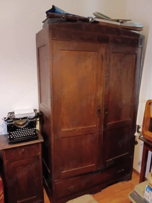 Vand Masina de scris ADLER STANDARD, Masina de cusut SINGER, Mobilier de stejar fabricat in 1939. - imagine 3