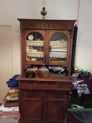 Vand Masina de scris ADLER STANDARD, Masina de cusut SINGER, Mobilier de stejar fabricat in 1939. - imagine 5