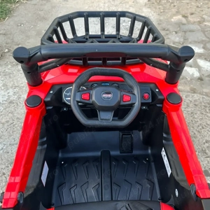 Masinuta electrica 4x4, pt 2-4 ani,CAPE-X, 100W, 12V, scaun tapitat - imagine 2