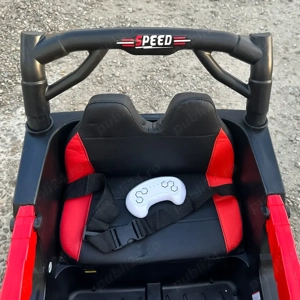 Masinuta electrica 4x4, pt 2-4 ani,CAPE-X, 100W, 12V, scaun tapitat - imagine 5