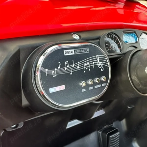 Masinuta electrica 4x4, pt 2-4 ani,CAPE-X, 100W, 12V, scaun tapitat - imagine 3