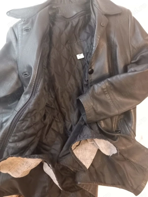 Geaca piele naturala cu căptușeală interioară detașabilă  - imagine 8
