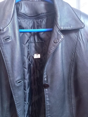 Geaca piele naturala cu căptușeală interioară detașabilă  - imagine 4