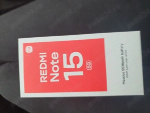 Telefon nou stigilat Redmi Note 15 5 G  - imagine 2