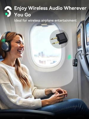 Adaptor Bluetooth 5.3 SOOMFON   Transmițător & Receptor 2 în 1, cu Ecran LCD și Conectare Duală (Pen - imagine 2