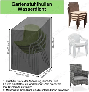 Husă Protecție Scaune Grădină   Newbob, 420D Oxford, Impermeabilă & Rezistentă UV (65   75   85 120 