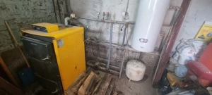 Cazan pe lemne Junkers 25 kW COMPLET + boiler, functional