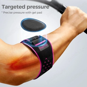 FREETOO   Bandaj pentru Cot cu Gel   Pentru Tendinită, Tennis Elbow și Golfer s Elbow - imagine 3