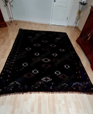 covor de lana lucrat manual - imagine 4