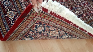 covor de lana lucrat manual - imagine 3