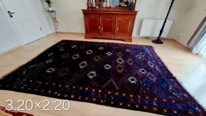 covor de lana lucrat manual