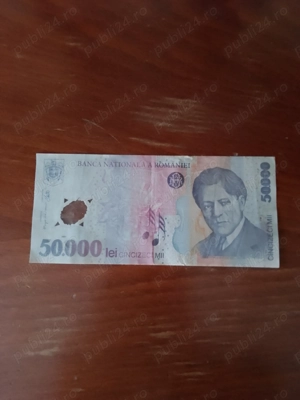 Bancnote: 50000 lei + 2000 lei eclipsa